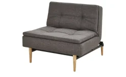 Design-Klappsessel Stratos | Dunkelgrau, Eiche