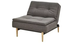 Design-Klappsessel Stratos | Dunkelgrau, Eiche