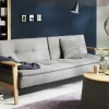 Design-Schlafsofa Stratos | Dunkelgrau, Eiche | Höffner