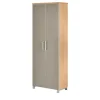 Dielenschrank Duna | Taupe, Eiche bianco | Höffner