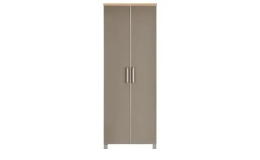 Dielenschrank Duna | Taupe, Eiche bianco | Höffner