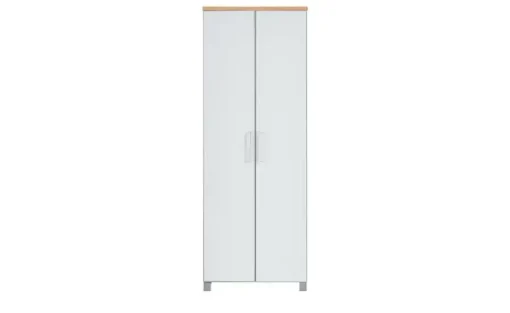 Dielenschrank Duna | Weiß, Eiche bianco | Möbel Höffner