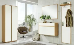 Dielenschrank Tiba | Weiß, Eiche bianco | Möbel Höffner