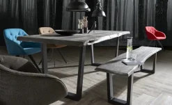 Dine + Mine Kufen-Sitzbank massiv SigNature One