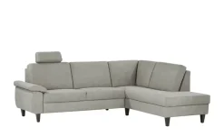 Diva Ecksofa Diva | Silbergrau, rechts | Möbel Höffner