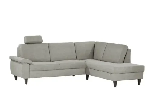 Diva Ecksofa Diva | Silbergrau, rechts | Möbel Höffner