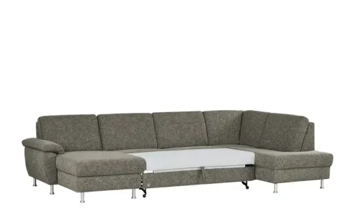 Diva Wohnlandschaft mit Schlaffunktion Diva | Steingrau, rechts