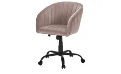 Drehsessel Ahr | Altrosa, Schwarz, Rosa | Möbel Höffner