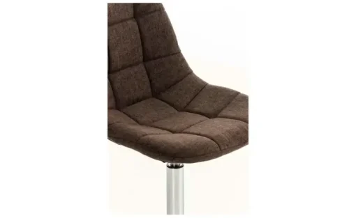 Drehstuhl drehbar Emil | Braun, verchromt | Höffner