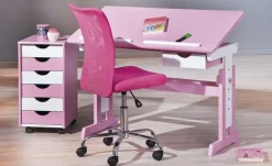 Drehstuhl Ill | Pink, Silbergrau | Möbel Höffner