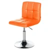 Drehstuhl Kunstleder Palma  | Orange, verchromt