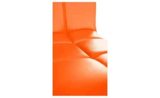 Drehstuhl Kunstleder Palma  | Orange, verchromt