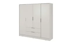 Drehtürenschrank 206 cm breit Lyke | ohne Spiegel, kaschmirfarben