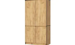 Drehtürenschrank 90 cm breit Valentina | Eiche (Nachbildung)