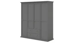 Drehtürenschrank Chester | Grau, matt | Möbel Höffner