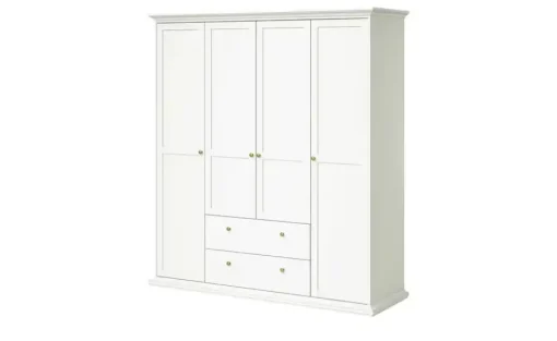 Drehtürenschrank Chester | Weiß | Möbel Höffner