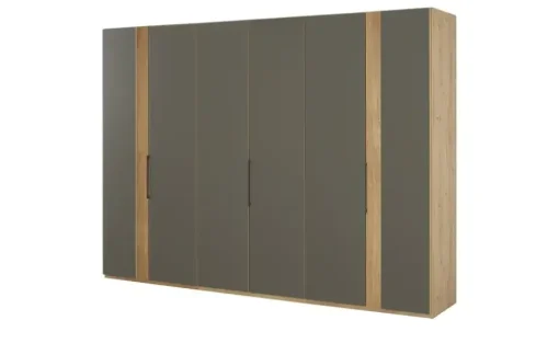 Drehtürenschrank Miri | ohne Kranzleiste und LED-Beleuchtung