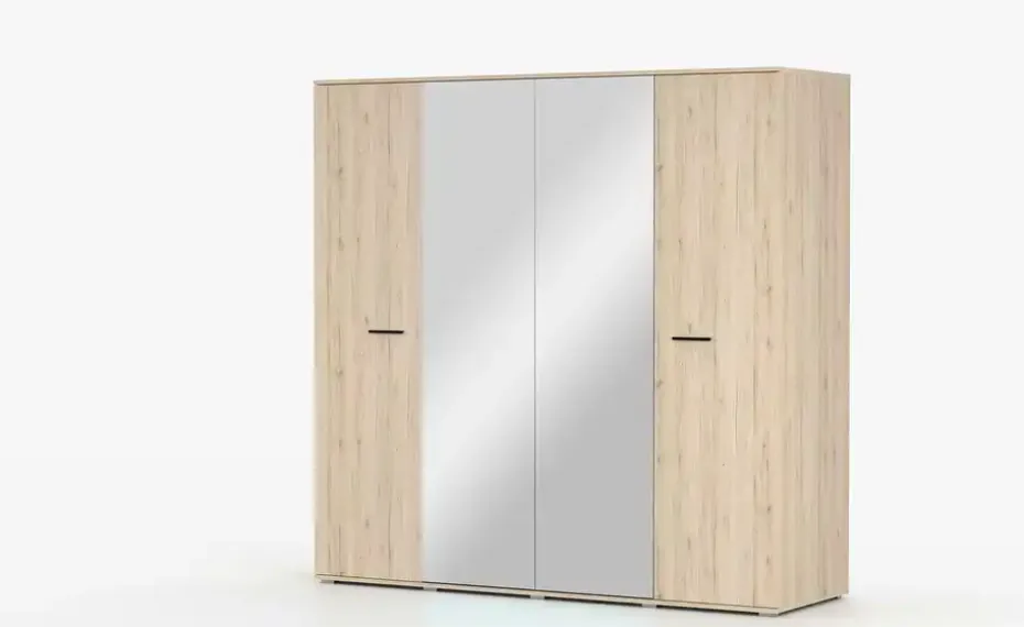 Drehtürenschrank mit Einlegeböden Bari | Möbel Höffner
