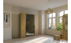 Drehtürenschrank Skyla | Eiche Artisan (Nachbildung), 181 cm