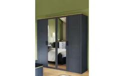 Drehtürenschrank Toneo | Blau, 215 cm | Möbel Höffner