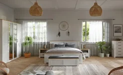 Drehtürenschrank Toneo | Weiß, 215 cm | Möbel Höffner