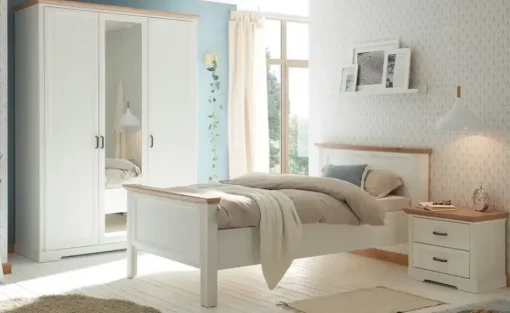 Drehtürenschrank Varese | Pinie (Nachbildung), Asteiche (Nachbildung), 160 cm