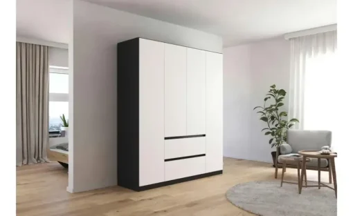 Drehtürenschrank Wigan | 181 cm, 4 Stück | Höffner