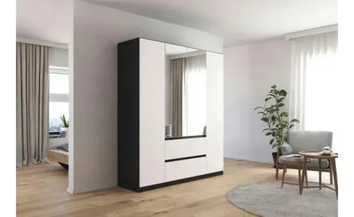 Drehtürenschrank Wigan | 181 cm, 4 Stück | Höffner