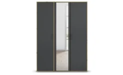Drehtürenschrank Yarm | Absetzung: Eiche Artisan, 140 cm
