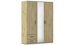 Drehtürenschrank Yarm | ohne Absetzung, 140 cm