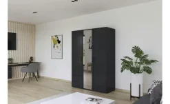 Drehtürenschrank Yarm | ohne Absetzung, 140 cm
