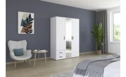 Drehtürenschrank Yarm | ohne Absetzung, 140 cm