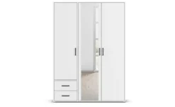 Drehtürenschrank Yarm | ohne Absetzung, 140 cm