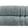 Duschtuch (70 x 140cm), 2er-Set Anthrazit Kuschel Wuschel