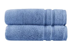 Duschtuch (70 x 140cm), 2er-Set Blau Kuschel Wuschel