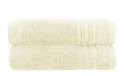 Duschtuch (70 x 140cm), 2er-Set Creme Soft Cotton