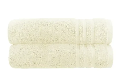 Duschtuch (70 x 140cm), 2er-Set Creme Soft Cotton