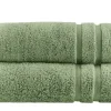 Duschtuch (70 x 140cm), 2er-Set Moosgrün Kuschel Wuschel