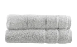 Duschtuch (70 x 140cm), 2er-Set Silbergrau Lifestyle