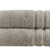 Duschtuch (70 x 140cm), 2er-Set Taupe Kuschel Wuschel