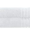 Duschtuch (70 x 140cm), 2er-Set Weiß Soft Cotton
