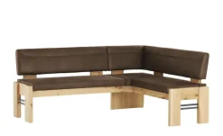 Eckbank  massiv Floyd | Braun, rechts | Möbel Höffner