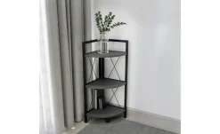 Eckregal Insasi | Anthrazit, 87 cm | Möbel Höffner