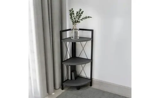 Eckregal Insasi | Anthrazit, 87 cm | Möbel Höffner