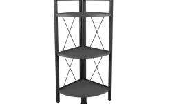 Eckregal Insasi | Anthrazit, 87 cm | Möbel Höffner