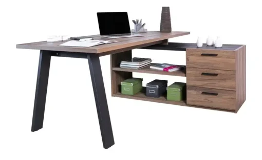 Eckschreibtisch mit Sideboard Dahme | Möbel Höffner