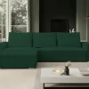 Ecksofa Alice | Grün, links | Möbel Höffner