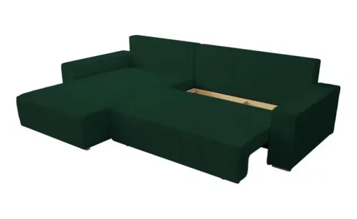 Ecksofa Alice | Grün, links | Möbel Höffner