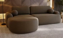 Ecksofa Aurio | Braun, links | Möbel Höffner