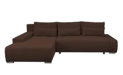 Ecksofa  Bloom | Braun, links | Möbel Höffner